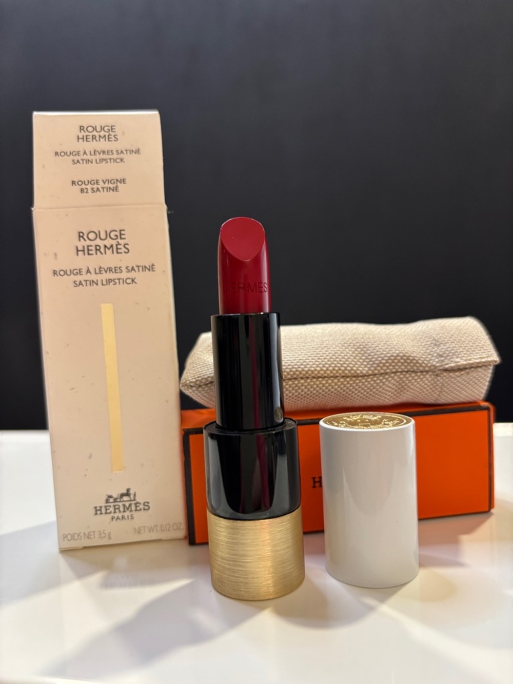 Hermès Satin Lipstick 82 Satine
